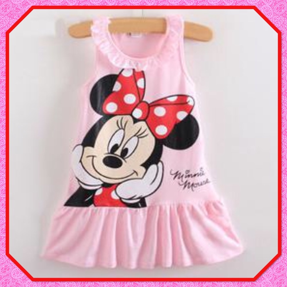 ❤️New❤️Minnie Mouse Sun Dress❤️ - Picture 3 of 3